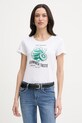Liu Jo tricou pentru femei, din bumbac alb WA6476.JS923