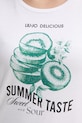 Liu Jo t-shirt damski bawełniany biały WA6476.JS923