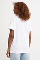 Odzież Liu Jo T-shirt damski bawełniany WA6502.JS923 biały