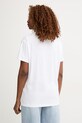 Odzież Liu Jo T-shirt damski bawełniany WA6502.JS923 biały