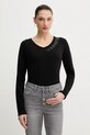 Liu Jo longsleeve regular czarny TA6053.JS003