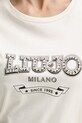 Liu Jo t-shirt damski bawełniany TA6285.JS923 beżowy