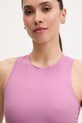 On top treningowy damski Studio fioletowy 1WF12414406