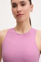 On top treningowy damski Studio fioletowy 1WF12414406