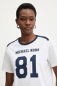 MICHAEL Michael Kors t-shirt bawełniany beżowy MR651WT97J