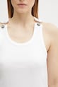Jean Paul GAULTIER cotton top Overall Engraved white 25.03.U.TO380.J014