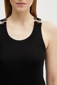 Jean Paul GAULTIER cotton top Overall Engraved black 25.03.U.TO380.J014