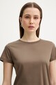 Marella t-shirt bawełniany MLMEURO brązowy 2613971015200