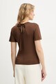 Odzież Marella t-shirt ZINNIA 2613971024200 brązowy