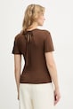 Odzież Marella t-shirt ZINNIA 2613971024200 brązowy
