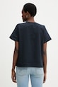 Oblečenie Dámske bavlnené tričko s elastanom Marella Emme by Marella 2615971041200 tmavomodrá