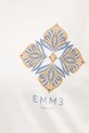 Marella t-shirt bawełniany Emme by Marella 2615971071200 beżowy