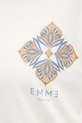 Marella t-shirt bawełniany Emme by Marella 2615971071200 beżowy