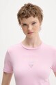 Guess Jeans t-shirt różowy W6RI15.J1314