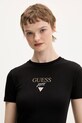 Guess Jeans t-shirt czarny W6RI15.J1314