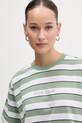 Guess Jeans t-shirt bawełniany zielony W6RI19.K8HM0