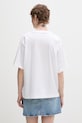 Oblečenie Bavlnené tričko Guess Jeans W6RI20.K8HM0 biela