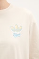 Памучна тениска adidas Originals Taiyaki KY5480 бежов