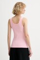 Oblečenie Calvin Klein top dámsky bavlnený s elastanom LV044F210G ružová