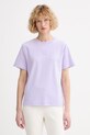 Calvin Klein t-shirt γυναικείο βαμβακερό μωβ LV044D202G