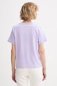 Ρούχα Calvin Klein t-shirt γυναικείο βαμβακερό LV044D202G μωβ