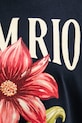 Barbour tričko dámske bavlnené x Farm Rio LTS0736 tmavomodrá