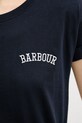 Barbour pamut póló LTS0718 sötétkék