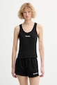Calvin Klein top pentru femei, din bumbac negru LV00Q61152