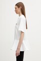 Rotate t-shirt damski bawełniany 115589400 biały SS26