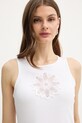 Twinset top bawełniany biały 261TP2090