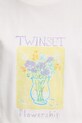 Twinset t-shirt damski bawełniany 261TP2341 biały