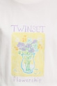 Twinset t-shirt damski bawełniany 261TP2341 biały