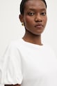 Pamučna majica Twinset bijela 261TP2210