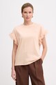 Twinset t-shirt damski pomarańczowy 261TP204A