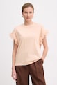 Twinset t-shirt damski pomarańczowy 261TP204A