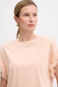 Twinset t-shirt damski pomarańczowy 261TP204A