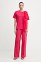 Twinset t-shirt 261AP2165 różowy SS26
