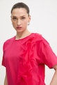 Twinset t-shirt różowy 261AP2165