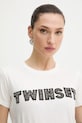 Twinset t-shirt beżowy 261LB2PAA