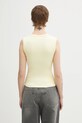 Odzież AXEL ARIGATO top Scoop Ribbed Tank A3868001 żółty