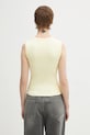 Odzież AXEL ARIGATO top Scoop Ribbed Tank A3868001 żółty