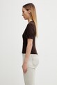 Axel Arigato t-shirt Arigato Sheer Top A3826003 brązowy SS26