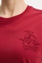 Trussardi t-shirt bawełniany G1156000243N bordowy