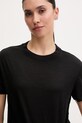 Icebreaker T-shirt damski wełniany Tech Lite czarny IB0A56Y20011