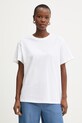 Twinset Τοπ basic t-shirt Γυναικείο βαμβακερό λευκό 261TT2450