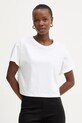 Twinset dámske bavlnené oversize tričko biela 261TT2380