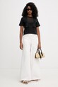 Twinset t-shirt damski bawełniany 261TT2490 czarny SS26