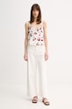 Twinset bluzka damska bawełniana 261TT2595 biały SS26