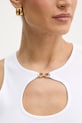 Bavlnený top Twinset 261TT2280 biela