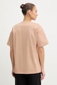 Abbigliamento Twinset T-shirt da donna in cotone 261AQ2010 beige